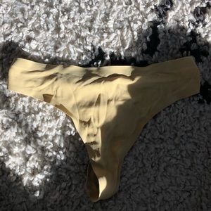 urban outfitters yellow seamless thong